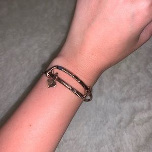 alex + ani rose gold bangle